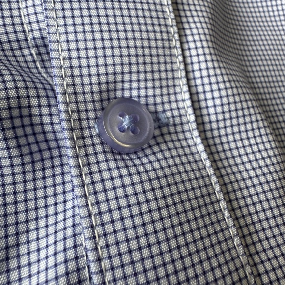 Tom Baine Performance Men's Lightweight Casual Dress Shirt Purple Graph Size XXL - Picture 14 of 15